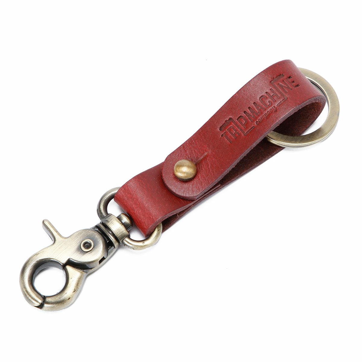 Trip Machine｜キー フォブ｜キーホルダー｜チェリーレッド×アンティークゴールド