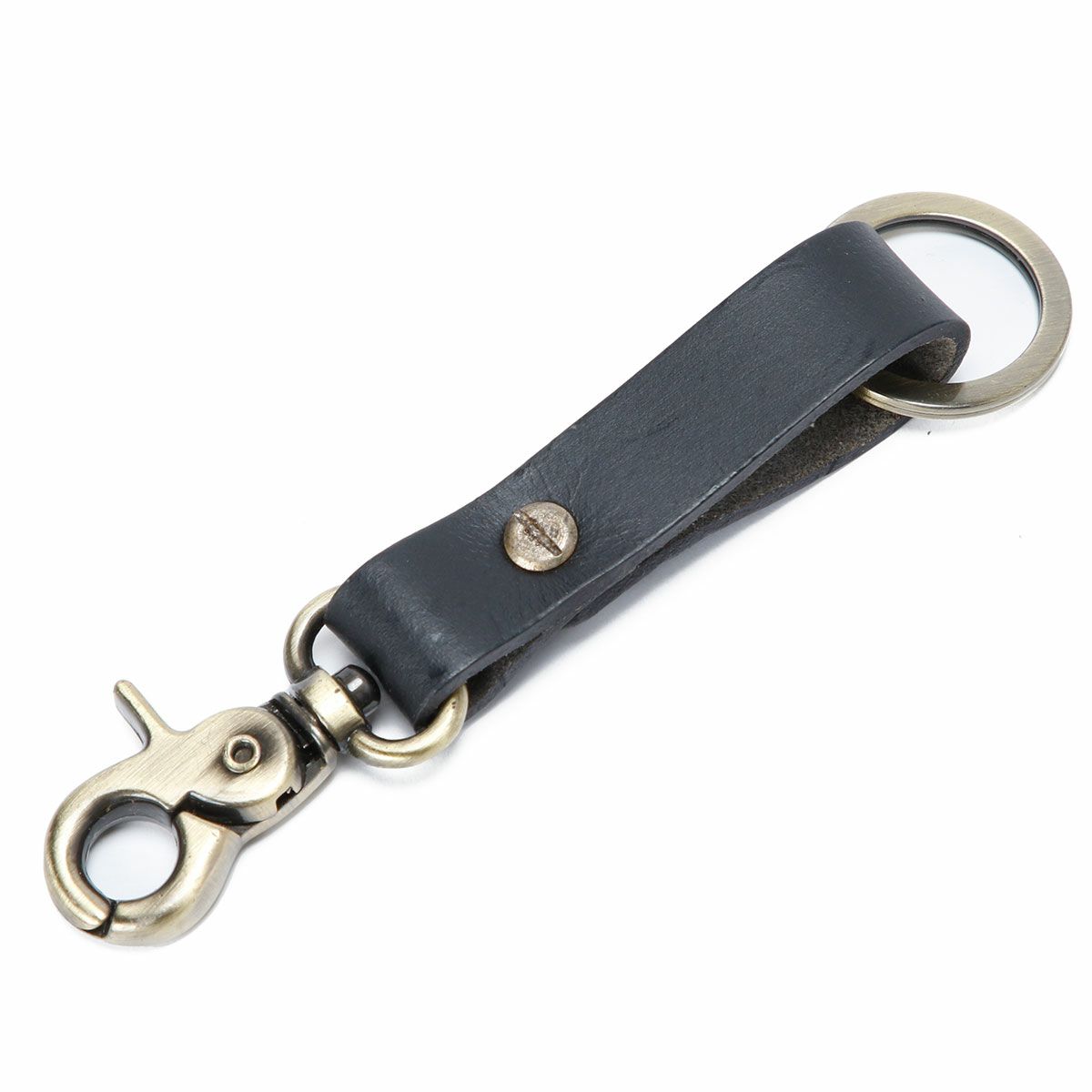 Trip Machine｜キー フォブ｜キーホルダー｜ブラック×アンティークゴールド