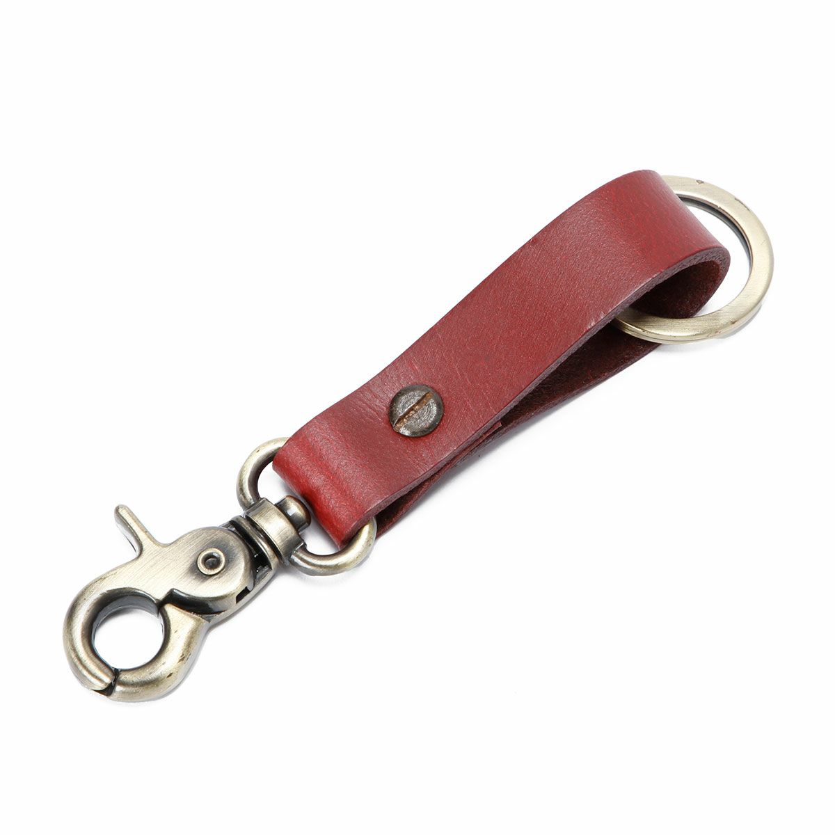 Trip Machine｜キー フォブ｜キーホルダー｜チェリーレッド×アンティークゴールド