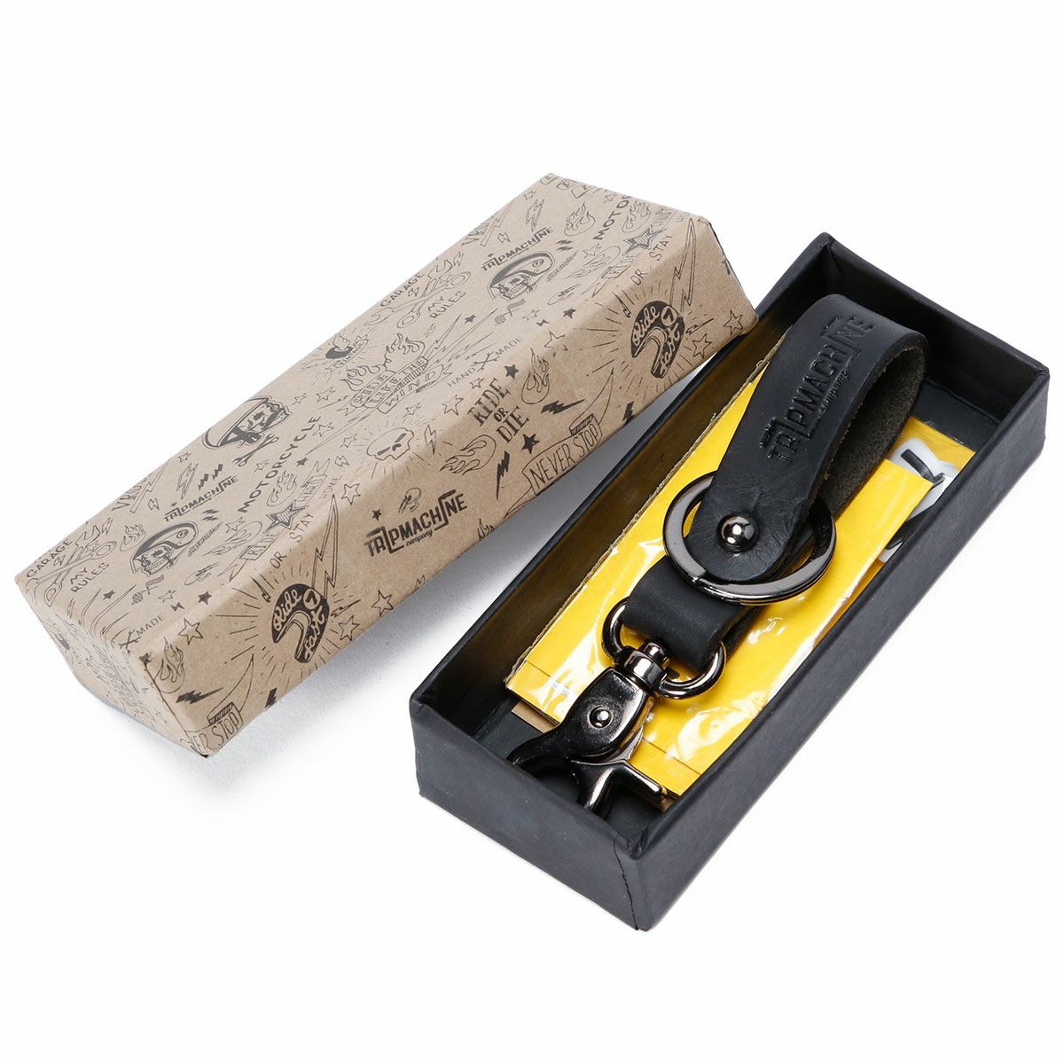 Trip Machine｜キー フォブ｜キーホルダー｜ブラック×メタリックブラック