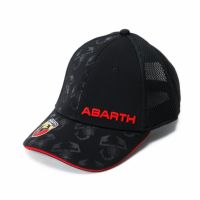 Abarth｜アバルト メッシュ ベースボールキャップ｜帽子｜ブラック