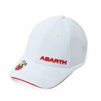 Abarth｜アバルト メッシュ ベースボールキャップ｜帽子｜ホワイト