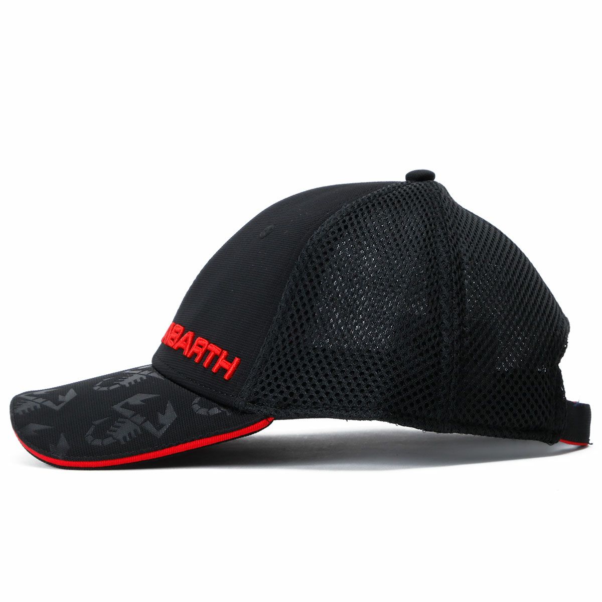 Abarth｜アバルト メッシュ ベースボールキャップ｜帽子｜ブラック