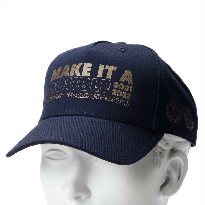 Red Bull Racing｜レッドブルレーシング チーム マックス・フェルスタッペン ウィナーズ キャップ 2022｜帽子｜ネイビー｜着用