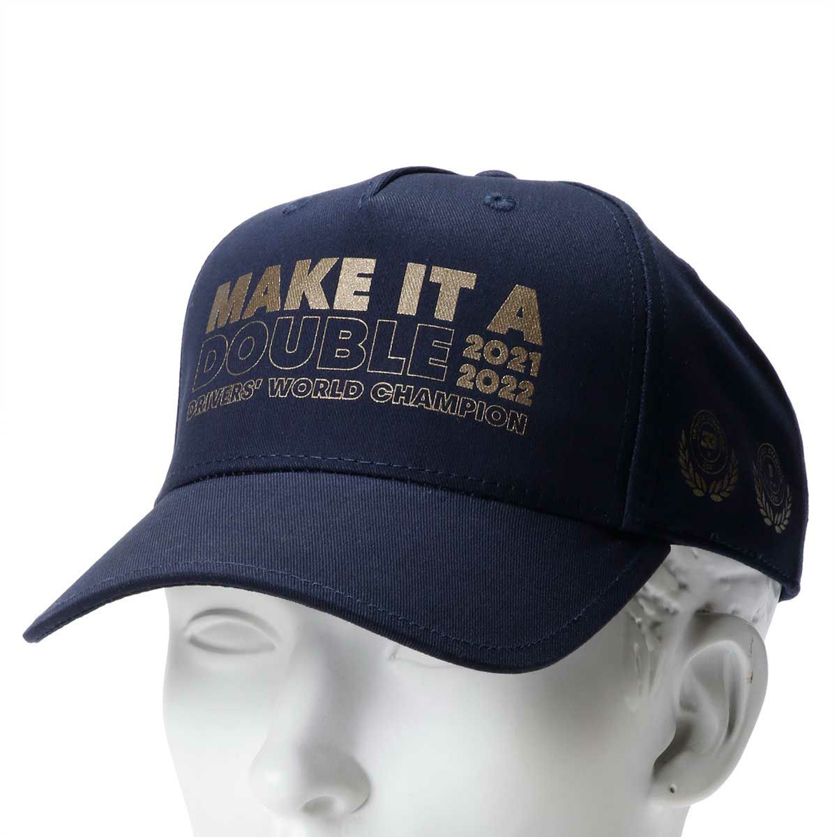 Red Bull Racing｜レッドブルレーシング チーム マックス・フェルスタッペン ウィナーズ キャップ 2022｜帽子｜ネイビー｜着用