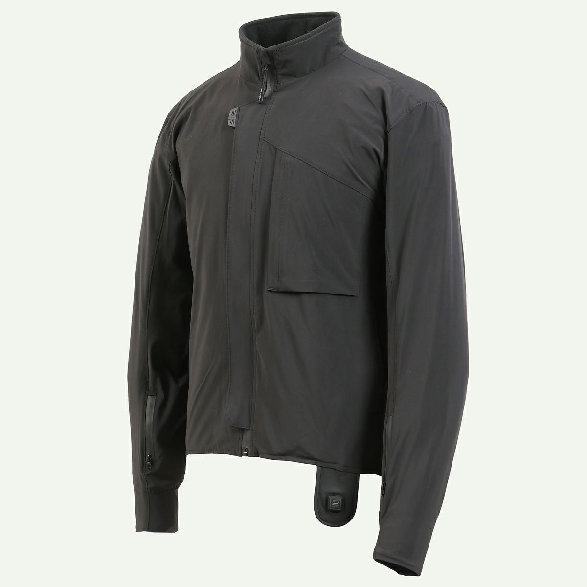 Heat Master｜12V ヒートインナージャケット スポーツタイプ 7AMP｜ファブリック｜ブラッック