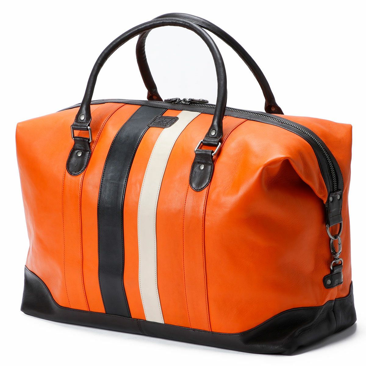 CLASSIC LEGEND MOTORS｜【ル・マン24時間レース・オフィシャルライセンス商品】ウィークエンド レザー バッグ 72H｜ボストンバッグ｜オレンジ