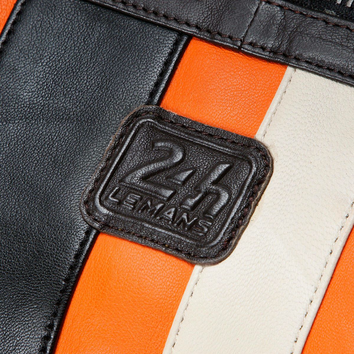 CLASSIC LEGEND MOTORS｜【ル・マン24時間レース・オフィシャルライセンス商品】ウィークエンド レザー バッグ 72H｜ボストンバッグ｜オレンジ