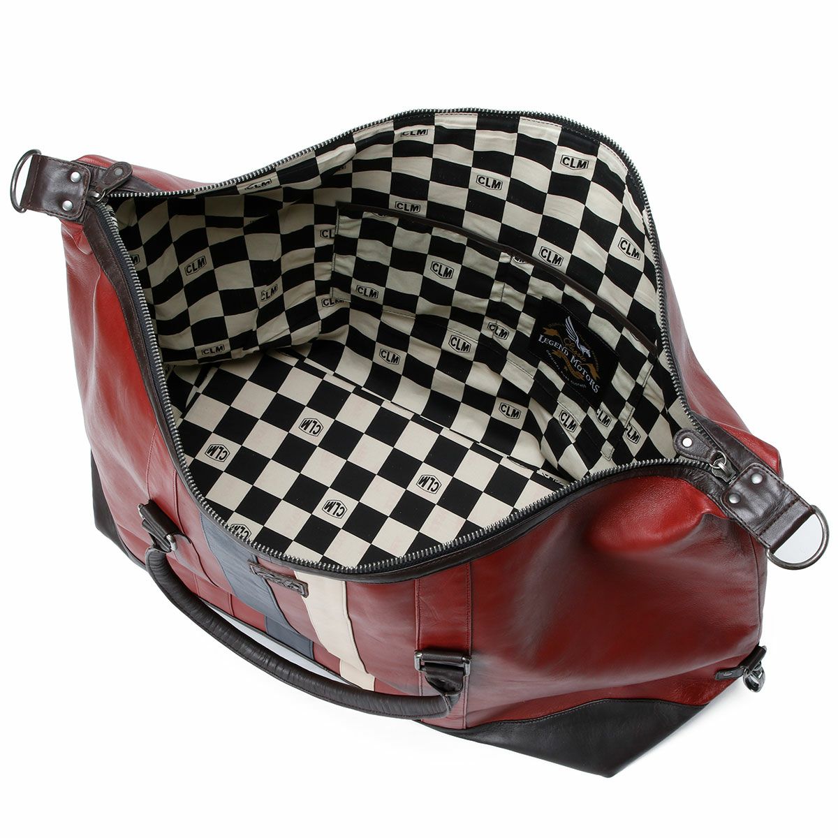 CLASSIC LEGEND MOTORS｜【ル・マン24時間レース・オフィシャルライセンス商品】ウィークエンド レザー バッグ 72H｜ボストンバッグ｜レッド