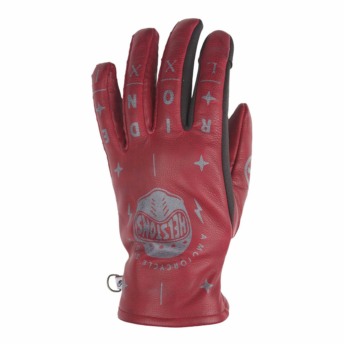 helstons｜グラフィック ウィンターグローブ レディ ”ヘルメット”｜ウィンター｜ボルドー