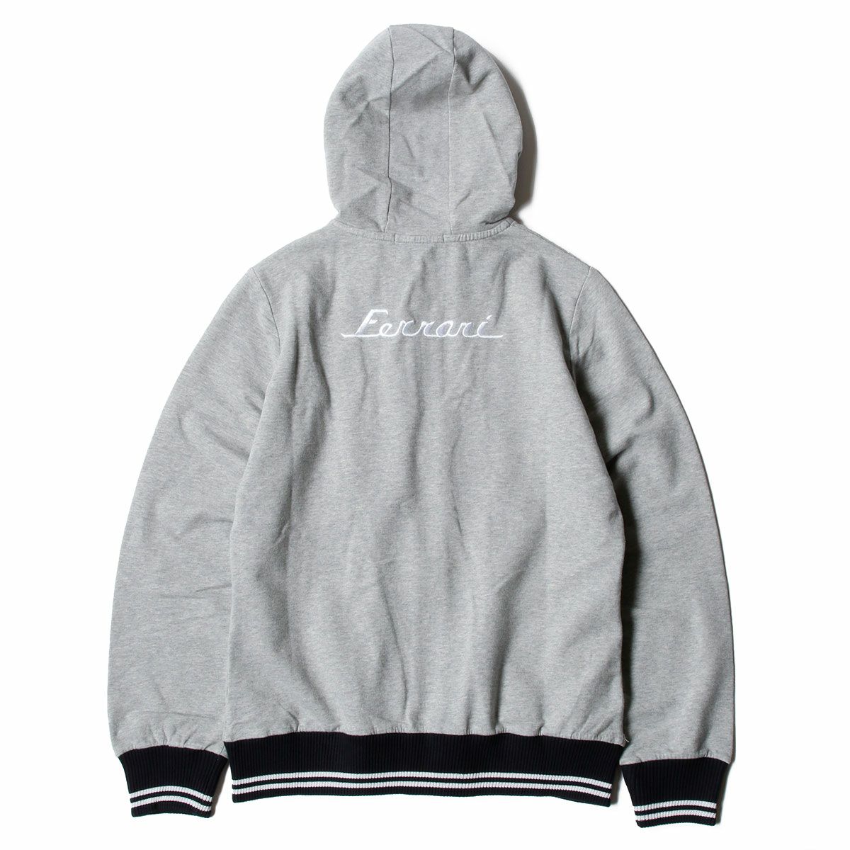 Ferrari｜フェラーリ ウィメンズ フーデッド ジップ ヴィンテージ スウェット｜ニット｜グレー