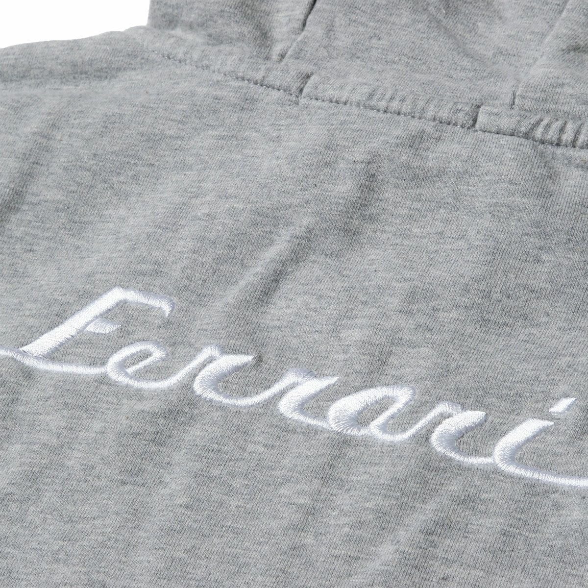 Ferrari｜フェラーリ ウィメンズ フーデッド ジップ ヴィンテージ スウェット｜ニット｜グレー