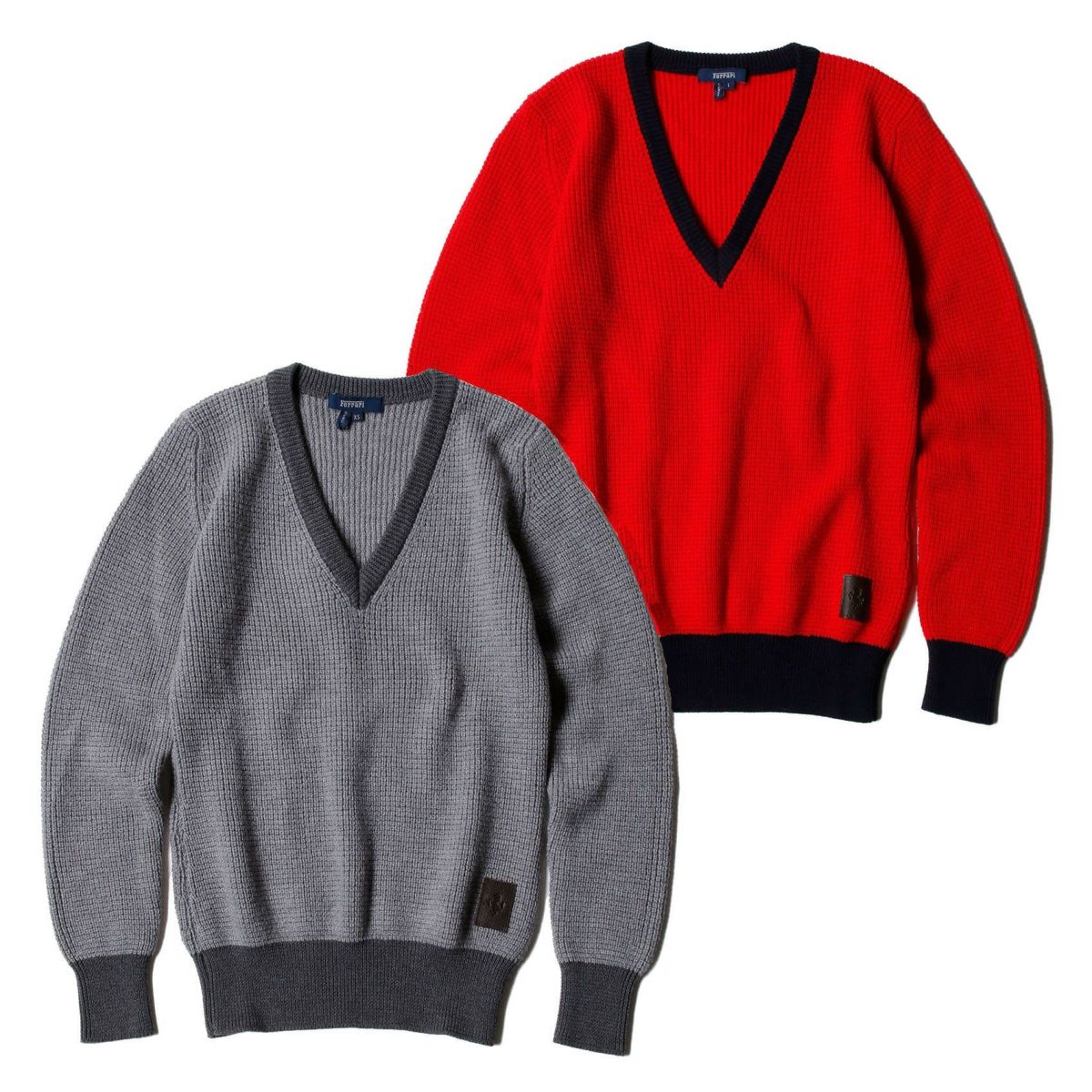 Ferrari｜フェラーリ ウィメンズ ウール PHC Vネック セーター｜ニット