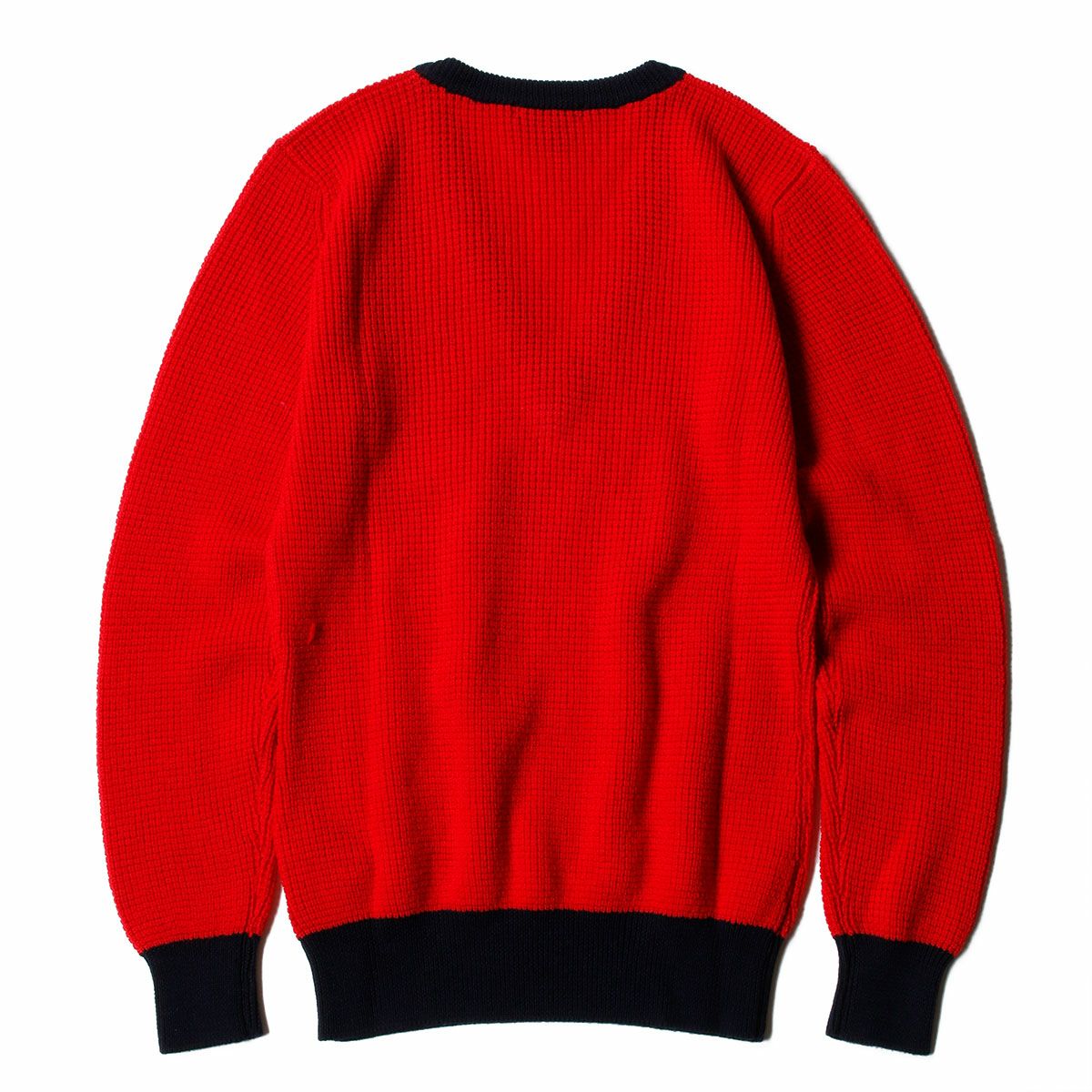 Ferrari｜フェラーリ ウィメンズ ウール PHC Vネック セーター｜ニット｜レッド