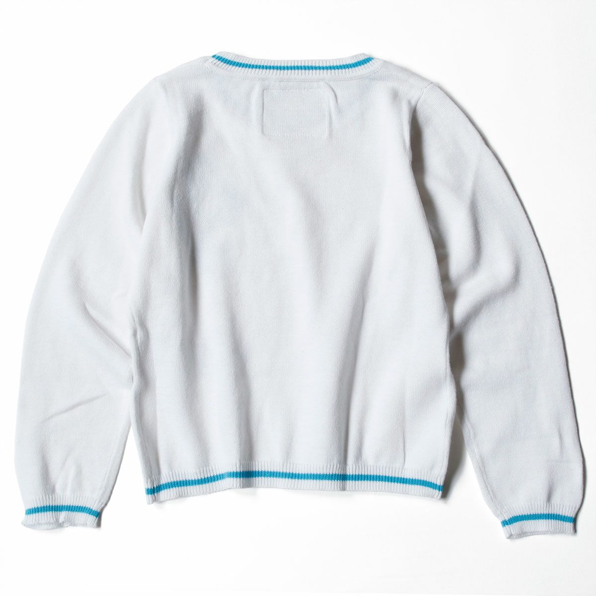 Ferrari｜フェラーリ キッズ コットン ラウンドネック セーター｜ニット｜ホワイト