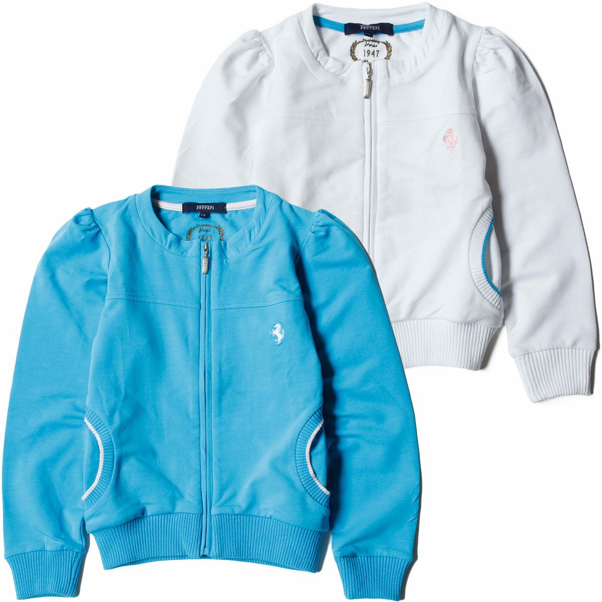 Ferrari｜フェラーリ キッズ ヴィンテージ ジップスウェット｜ニット