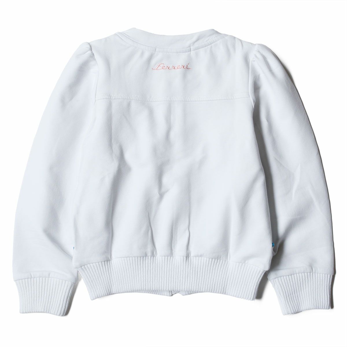 Ferrari｜フェラーリ キッズ ヴィンテージ ジップスウェット｜ニット｜ホワイト