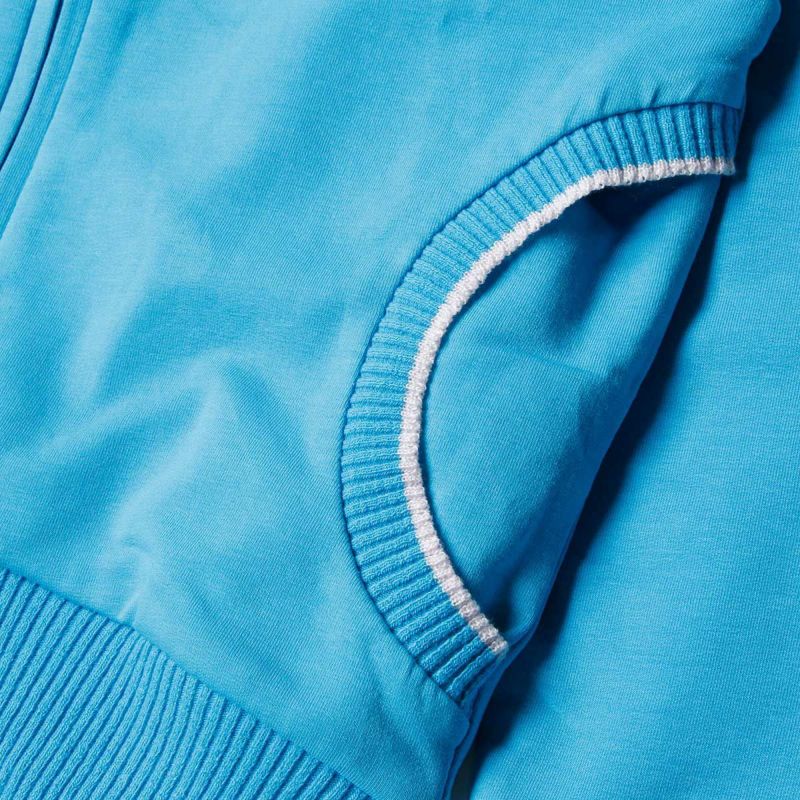 Ferrari｜フェラーリ キッズ ヴィンテージ ジップスウェット｜ニット｜ターコイズ