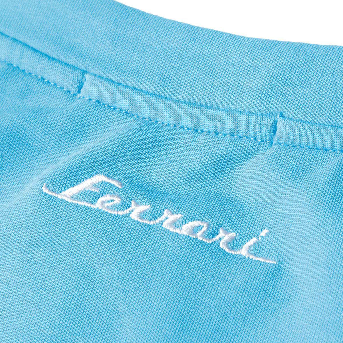 Ferrari｜フェラーリ キッズ ヴィンテージ ジップスウェット｜ニット｜ターコイズ