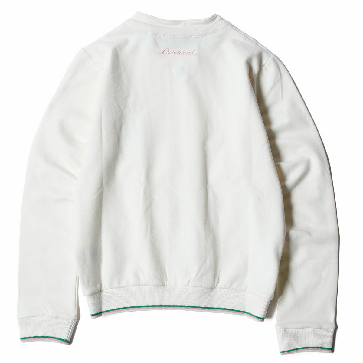 Ferrari｜フェラーリ キッズ ウォッシュド PHC フルジップ ジャケット｜スウェット｜オフホワイト