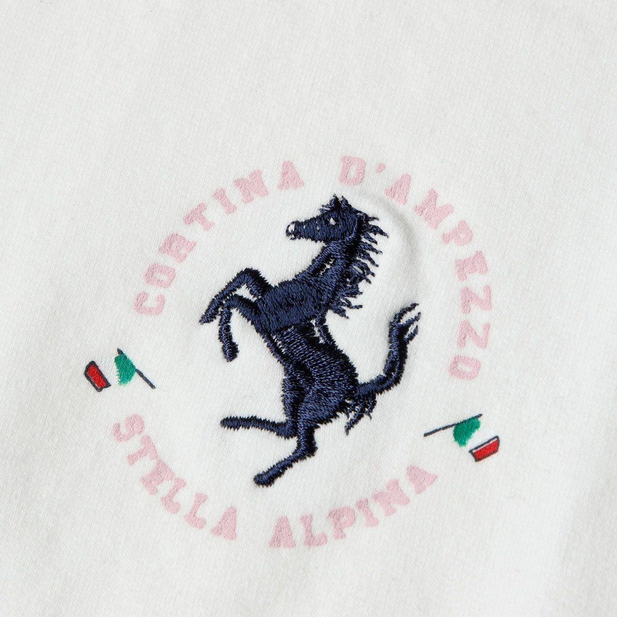 Ferrari｜フェラーリ キッズ ウォッシュド PHC フルジップ ジャケット｜スウェット｜オフホワイト