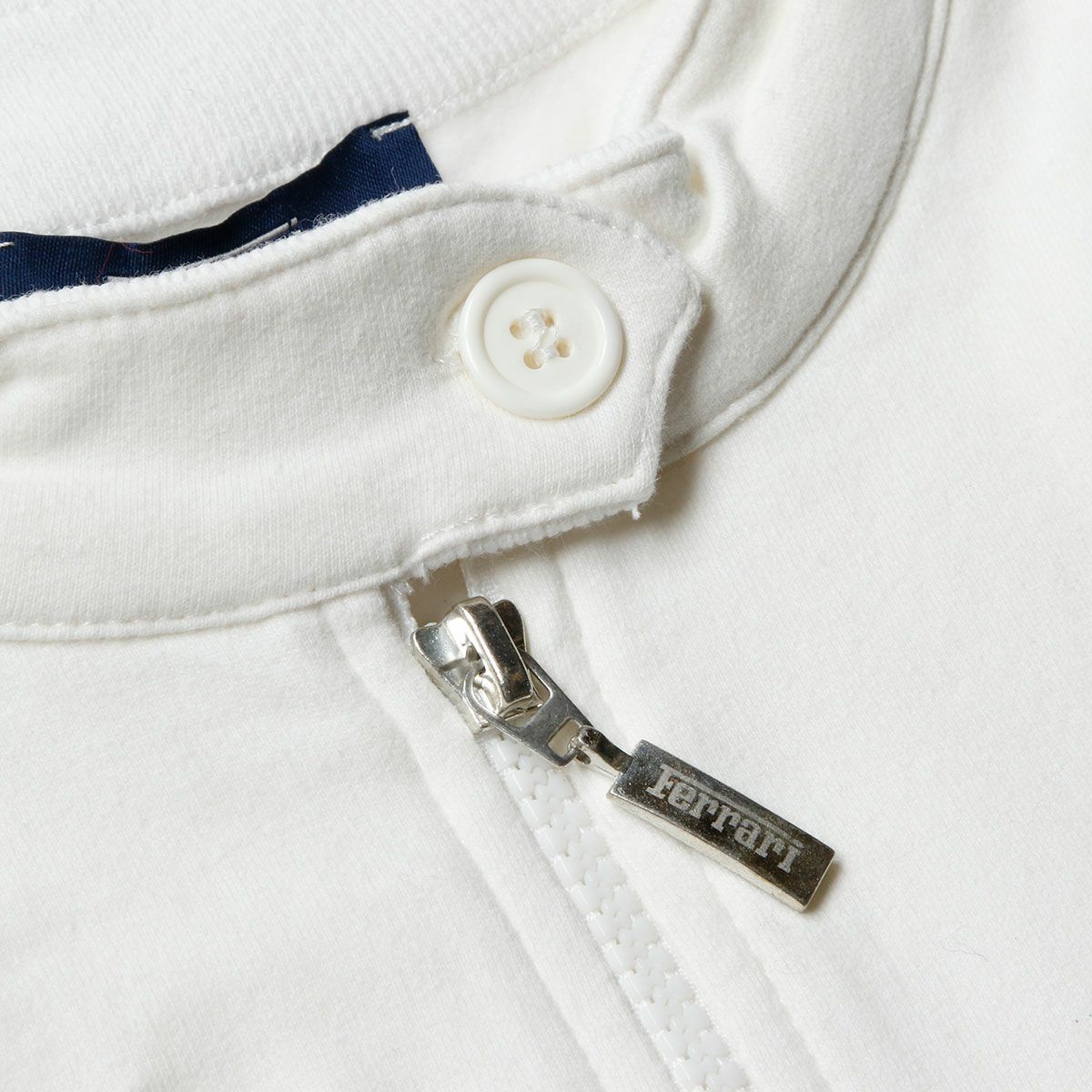 Ferrari｜フェラーリ キッズ ウォッシュド PHC フルジップ ジャケット｜スウェット｜オフホワイト