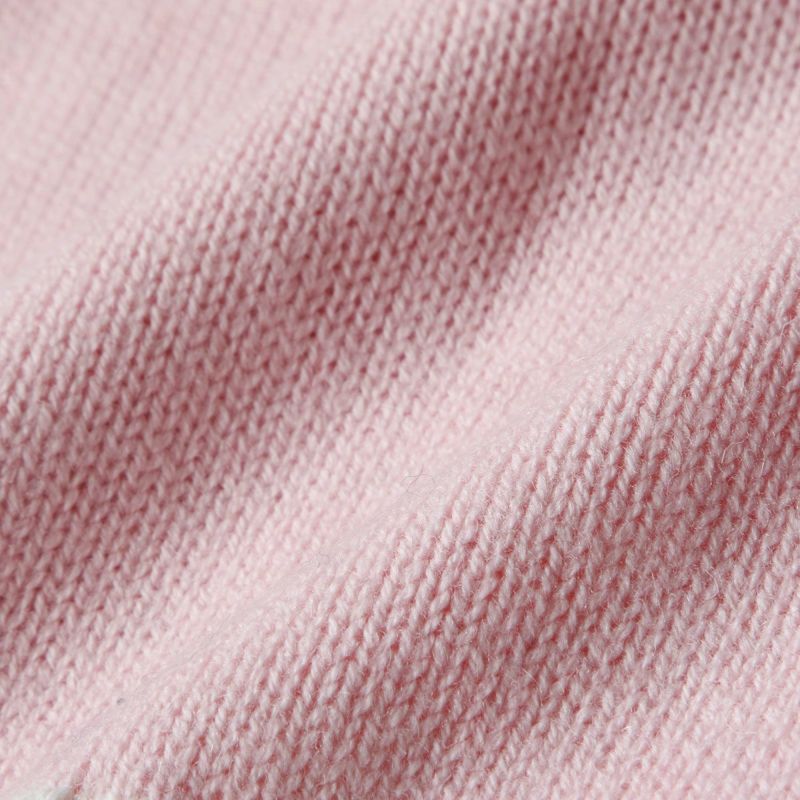 Ferrari｜フェラーリ キッズ ウール ジャガード ラウンドネック セーター｜ニット｜ピンク