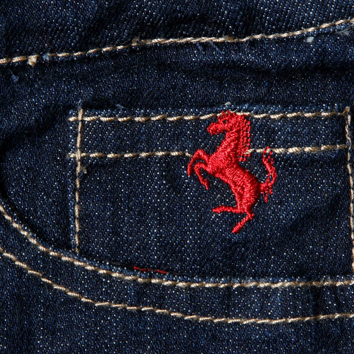 Ferrari｜フェラーリ キッズ 5ポケット ストーン ウォッシュ デニム｜パンツ｜インディゴ