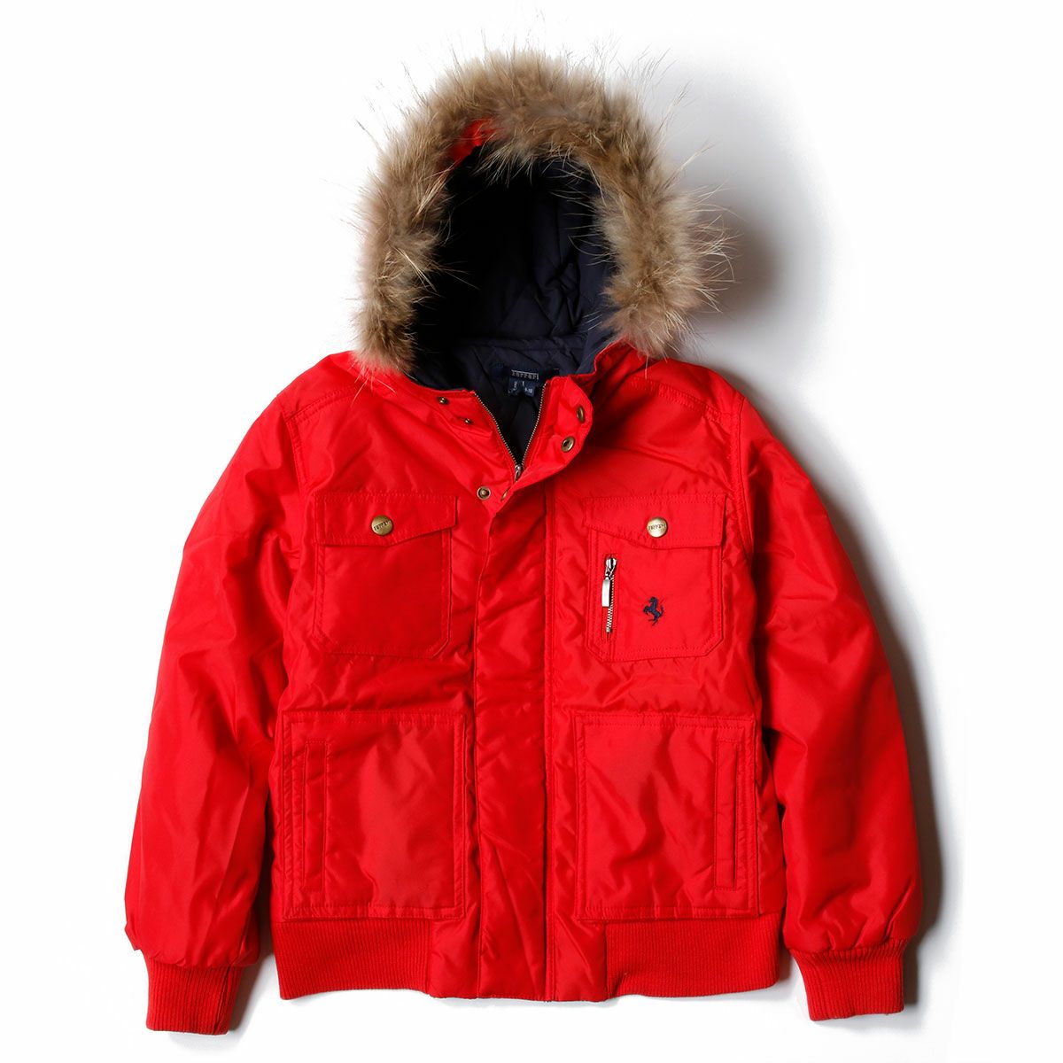 Ferrari｜フェラーリ キッズ フーデッド ジャケット｜アウター