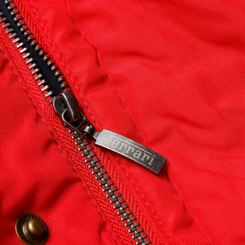 Ferrari｜フェラーリ キッズ フーデッド ジャケット｜アウター｜レッド