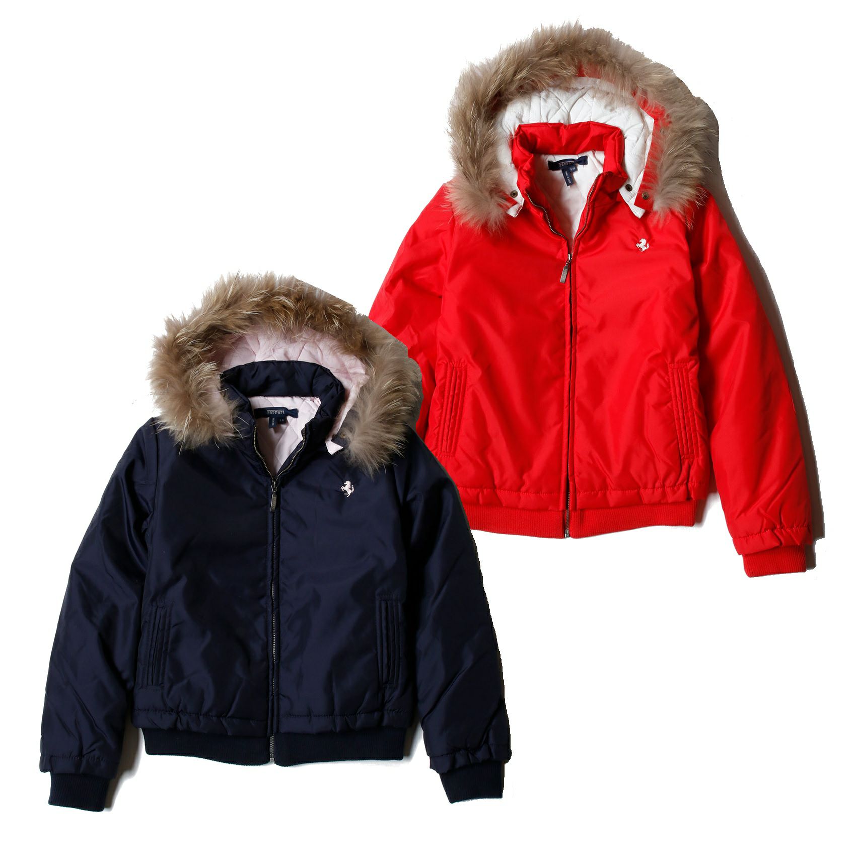 Ferrari｜フェラーリ キッズ フーデッド ジャケット｜アウター