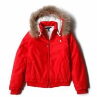 Ferrari｜フェラーリ キッズ フーデッド ジャケット｜アウター｜レッド