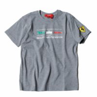 Ferrari｜フェラーリ キッズ F1 Tシャツ｜グレー