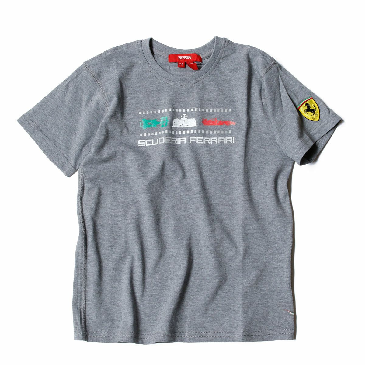 Ferrari｜フェラーリ キッズ F1 Tシャツ｜グレー