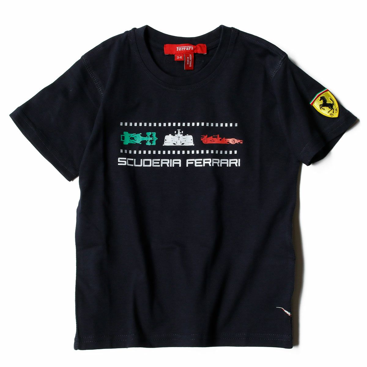 Ferrari｜フェラーリ キッズ F1 Tシャツ｜ネイビー
