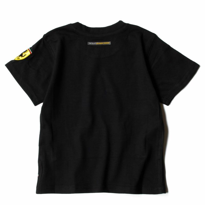 Ferrari｜フェラーリ キッズ SF イタリア Tシャツ｜ブラック