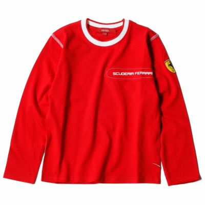 Ferrariフェラーリ 限定エボリューションlogo キッズ7/8 Tシャツ
