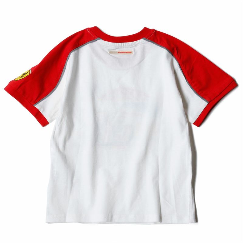 Ferrari｜フェラーリ キッズ FEEL THE SUN Tシャツ｜ホワイト