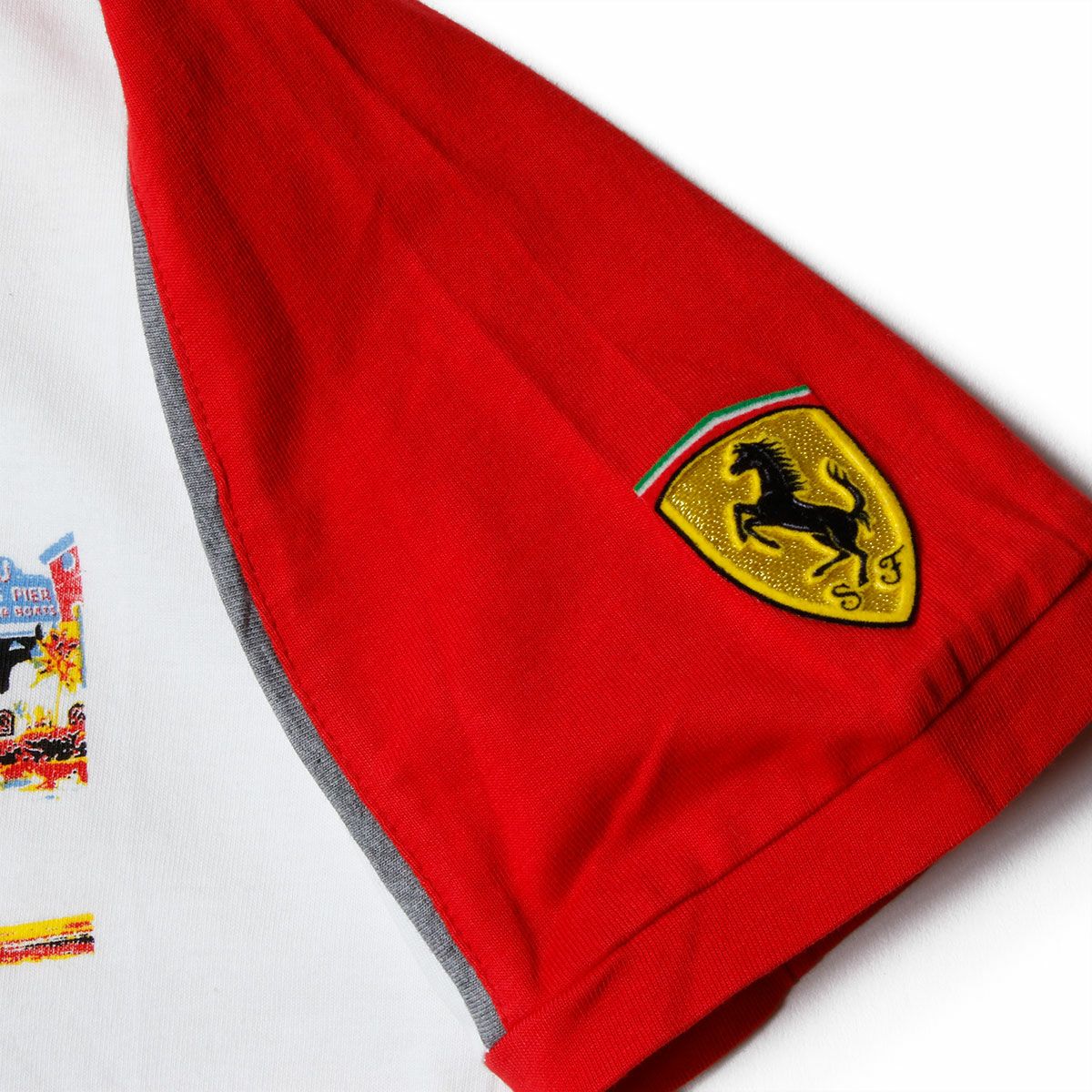 Ferrari｜フェラーリ キッズ FEEL THE SUN Tシャツ｜ホワイト