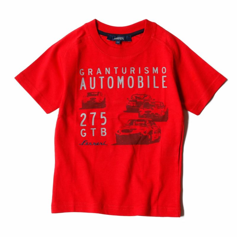 Ferrari｜フェラーリ キッズ 275 GTB Tシャツ｜レッド