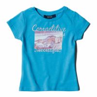 Ferrari｜フェラーリ キッズ Competitive Tシャツ｜ターコイズ