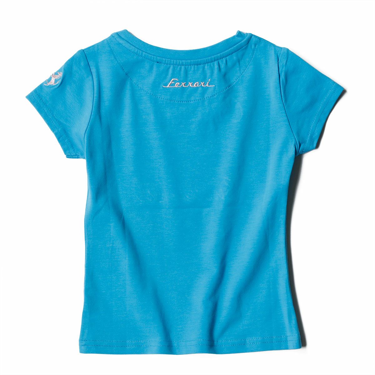 Ferrari｜フェラーリ キッズ Competitive Tシャツ｜ターコイズ