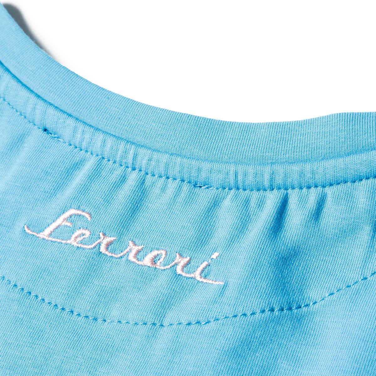 Ferrari｜フェラーリ キッズ Competitive Tシャツ｜ターコイズ