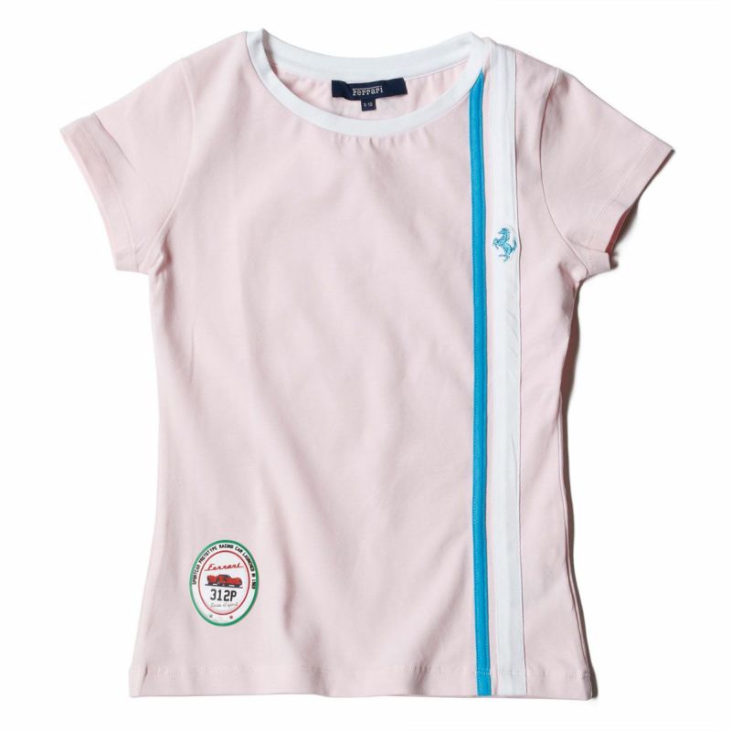 Ferrari｜フェラーリ キッズ ヴィンテージ Tシャツ｜ピンク