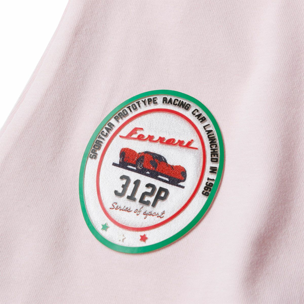 Ferrari｜フェラーリ キッズ ヴィンテージ Tシャツ｜ピンク