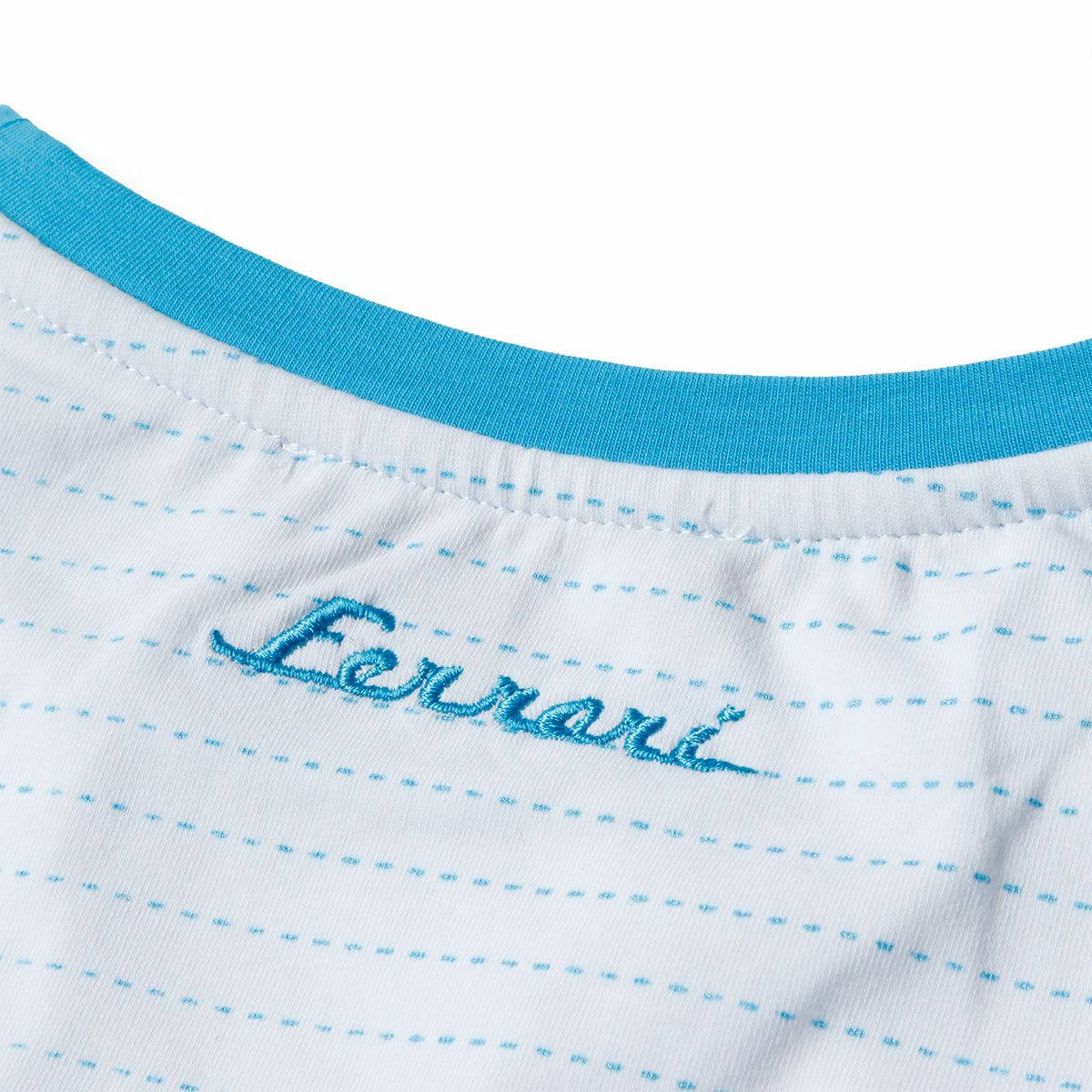 Ferrari｜フェラーリ キッズ ヴィンテージ ロングスリーブ Tシャツ｜ロングスリーブ｜ターコイズ