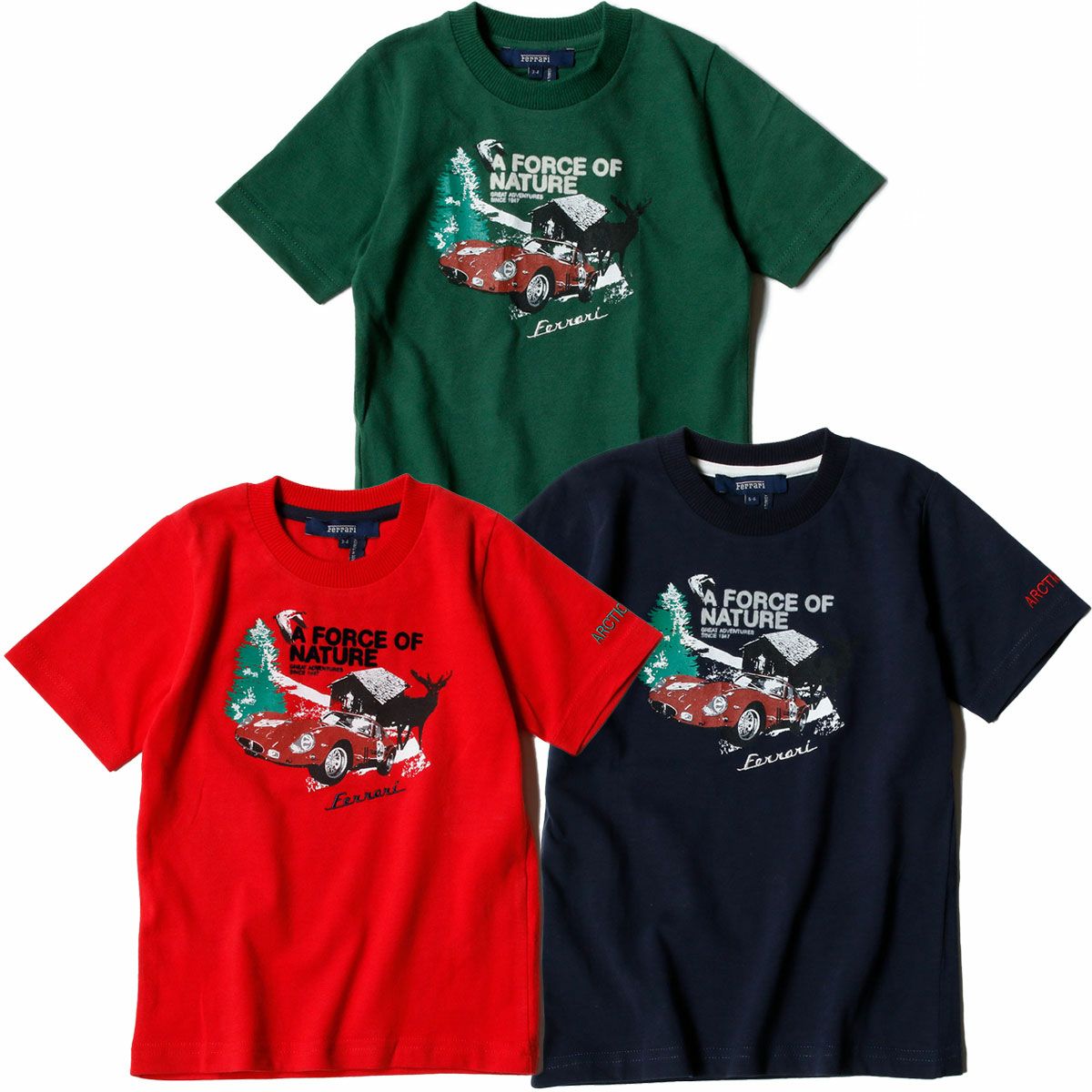 Ferrari｜フェラーリ キッズ Force of Nature Tシャツ