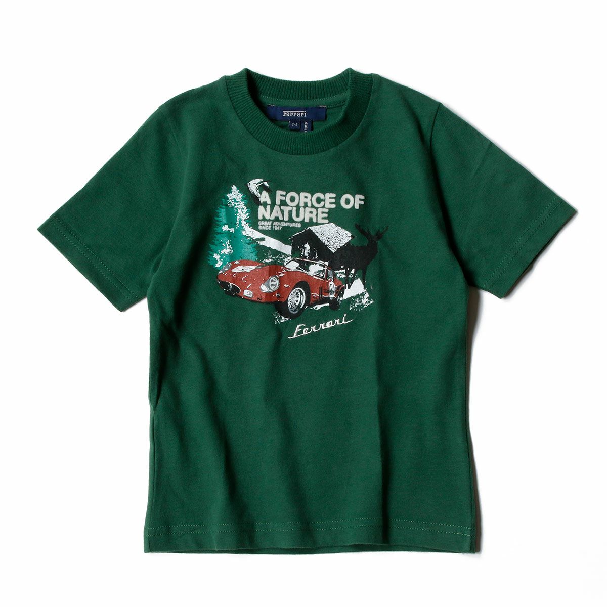 Ferrari｜フェラーリ キッズ Force of Nature Tシャツ｜グリーン