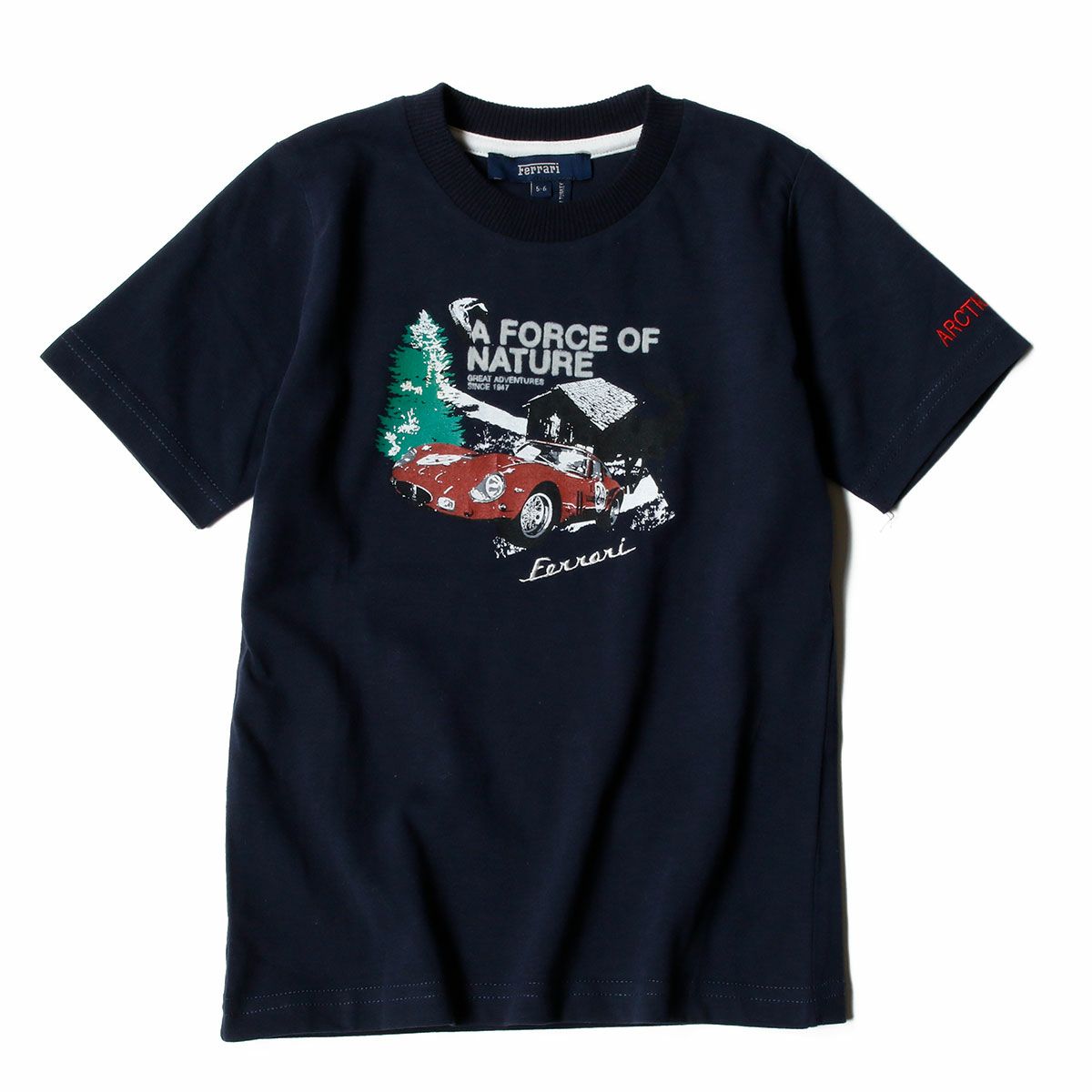 Ferrari｜フェラーリ キッズ Force of Nature Tシャツ｜ネイビー
