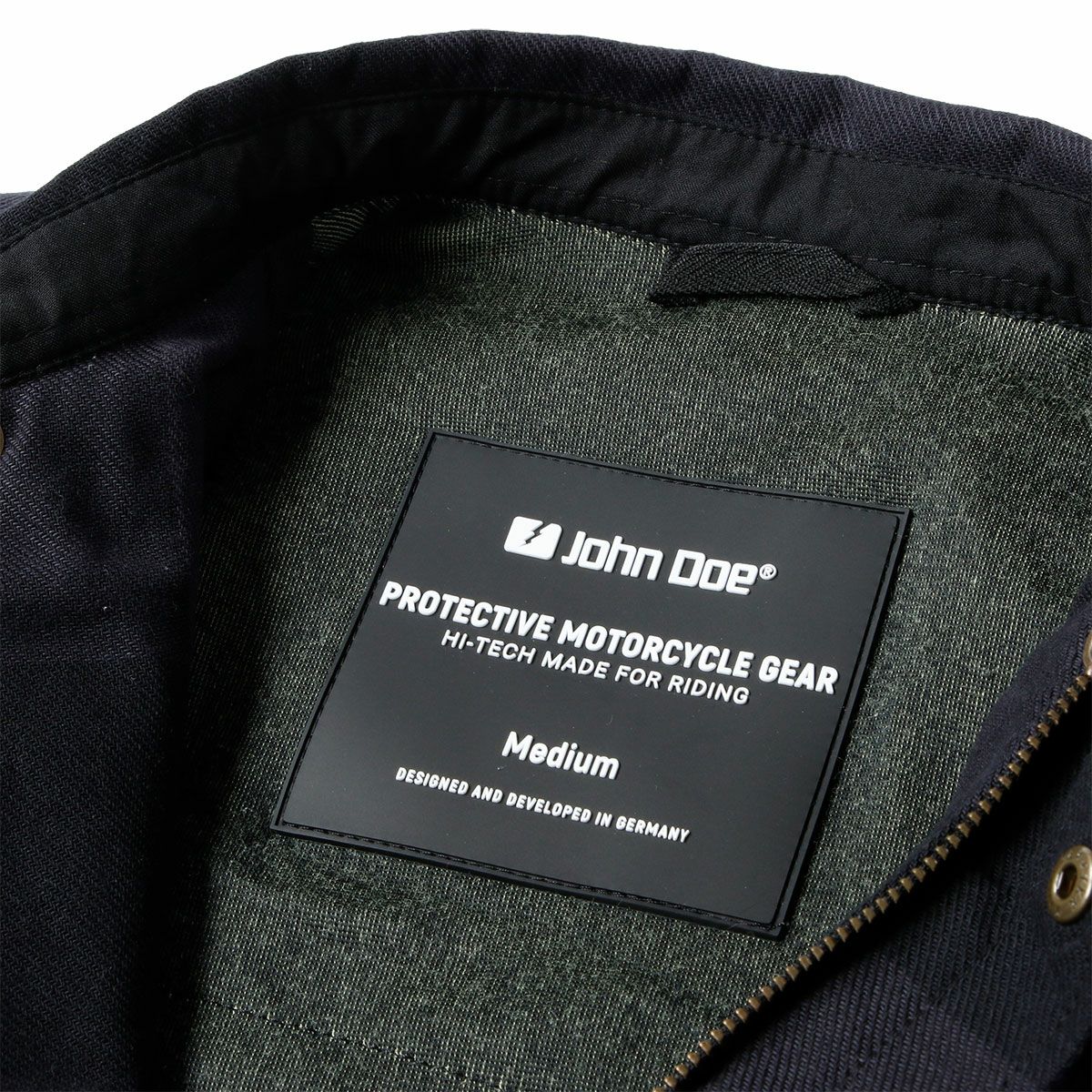 John Doe｜XTM モトシャツ ビッグブロック｜ファブリック｜グレー×ブラック